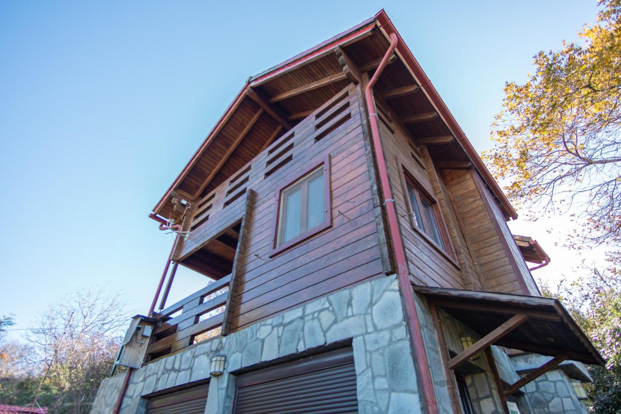 Zeus-Village Οικισμός Φινλανδικών Chalet Με Πισίνες & Γυμναστήριο Molos  Eksteriør bilde
