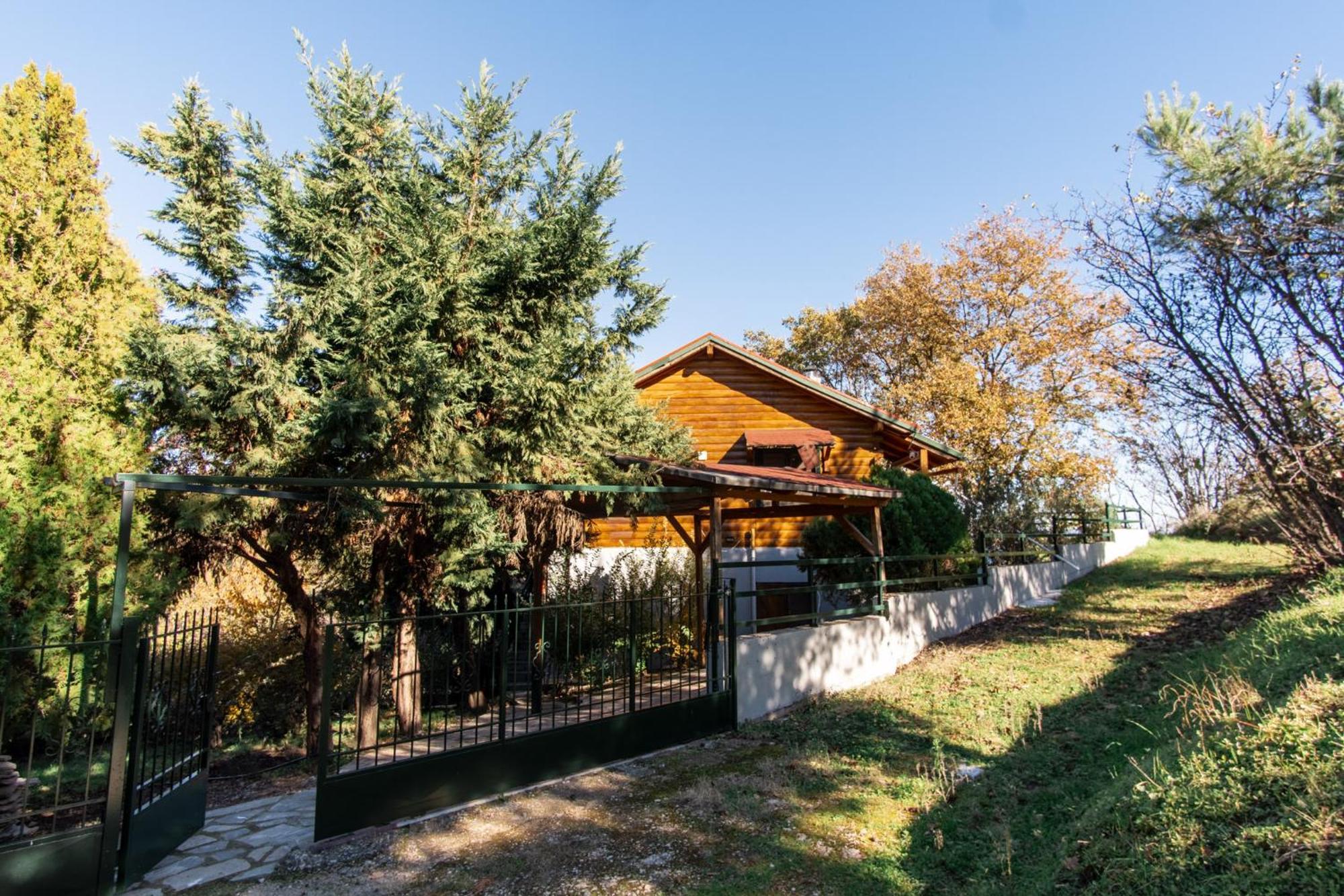 Zeus-Village Οικισμός Φινλανδικών Chalet Με Πισίνες & Γυμναστήριο Molos  Eksteriør bilde