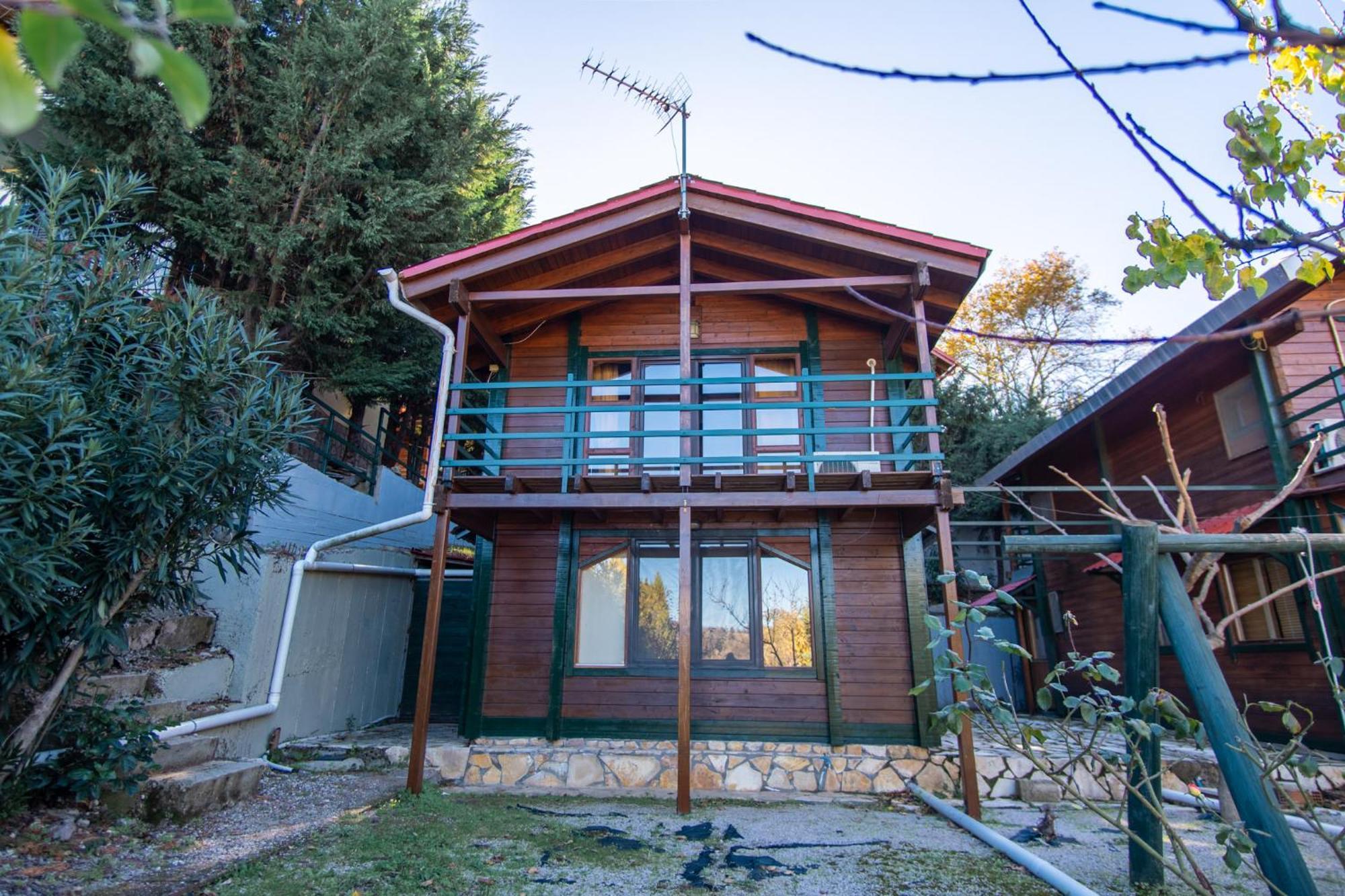 Zeus-Village Οικισμός Φινλανδικών Chalet Με Πισίνες & Γυμναστήριο Molos  Eksteriør bilde