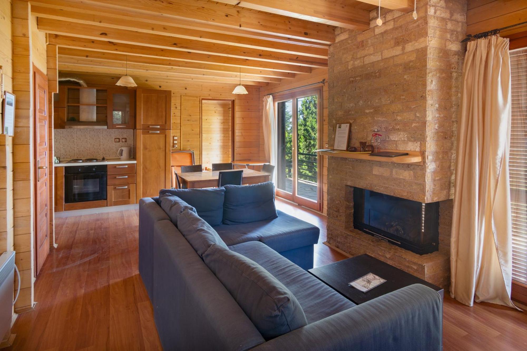 Zeus-Village Οικισμός Φινλανδικών Chalet Με Πισίνες & Γυμναστήριο Molos  Eksteriør bilde