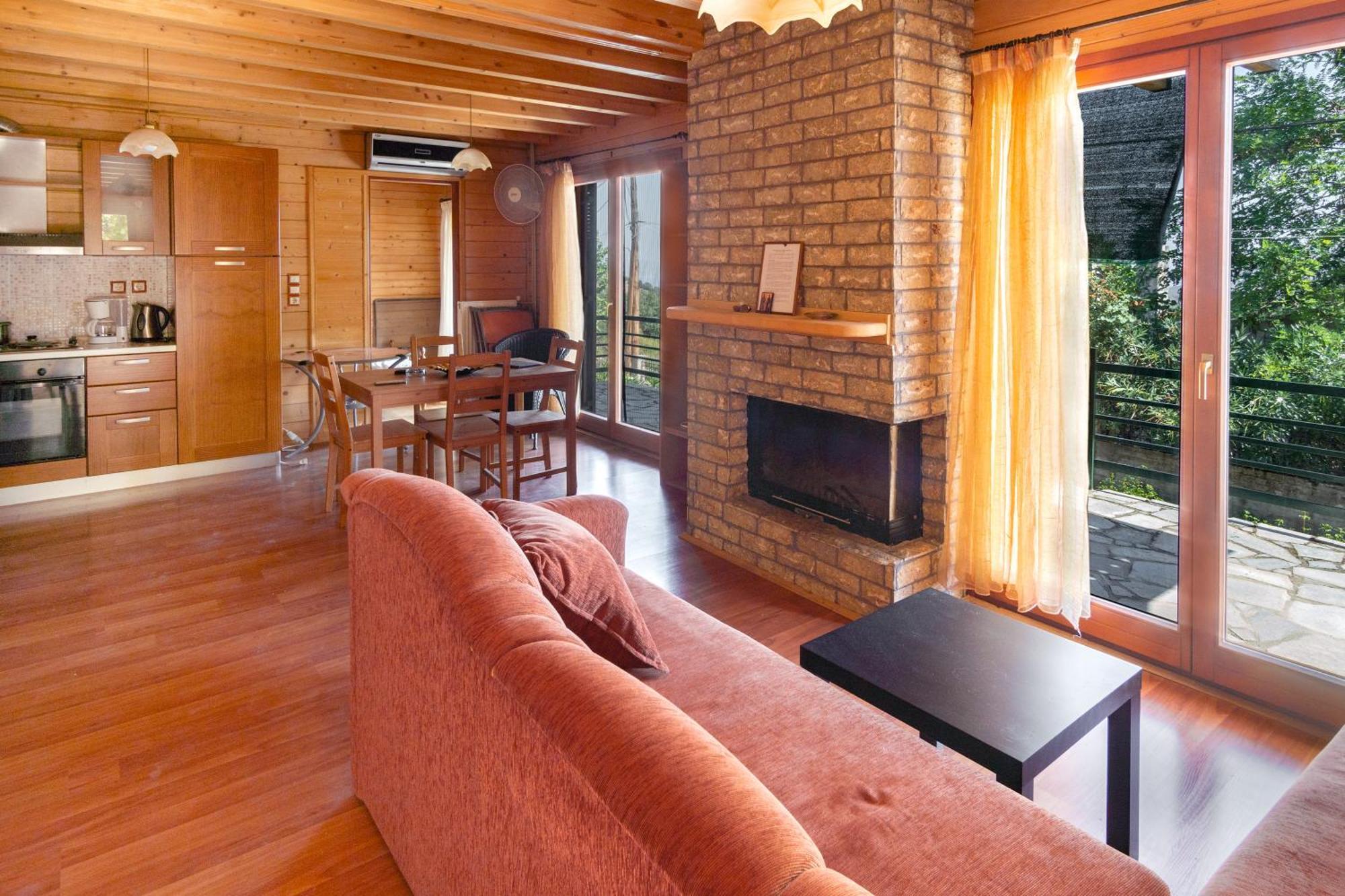 Zeus-Village Οικισμός Φινλανδικών Chalet Με Πισίνες & Γυμναστήριο Molos  Eksteriør bilde