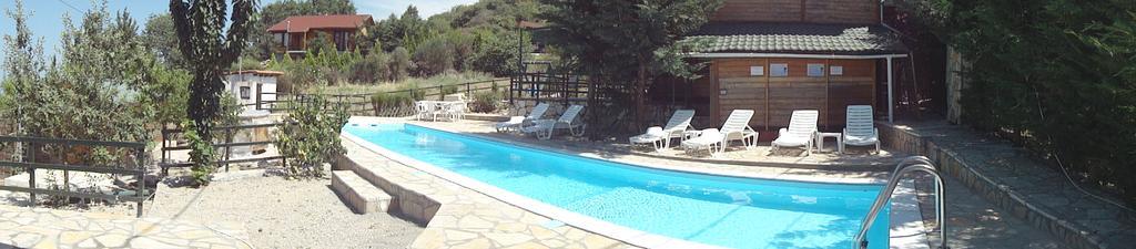 Zeus-Village Οικισμός Φινλανδικών Chalet Με Πισίνες & Γυμναστήριο Molos  Eksteriør bilde