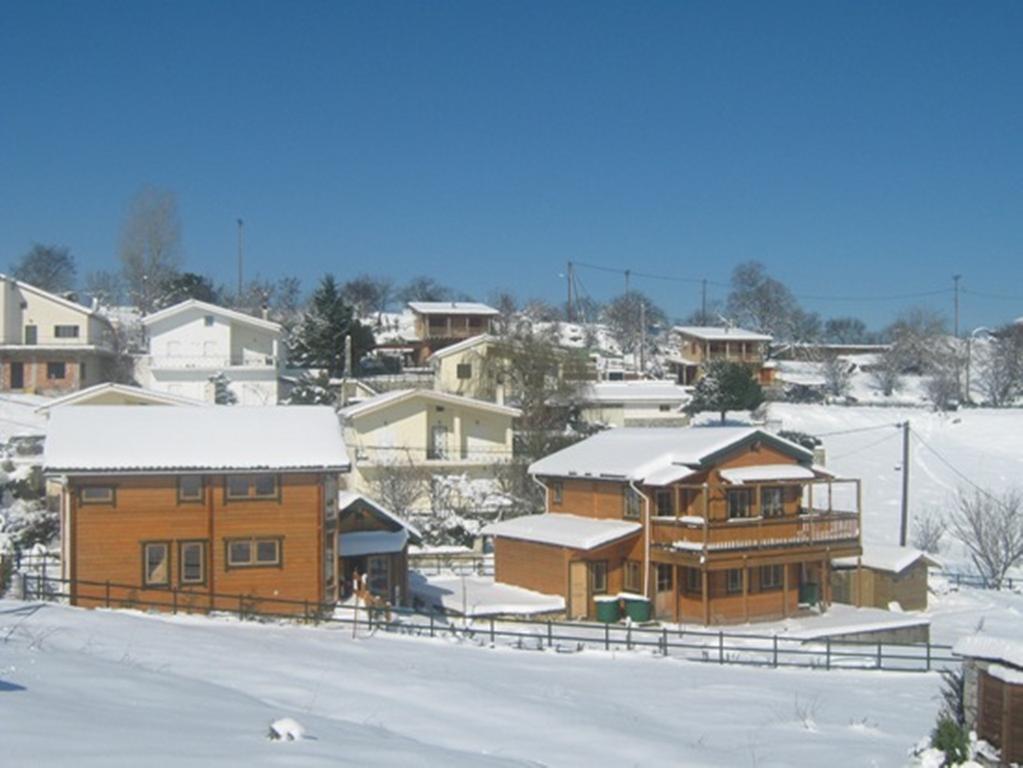 Zeus-Village Οικισμός Φινλανδικών Chalet Με Πισίνες & Γυμναστήριο Molos  Eksteriør bilde